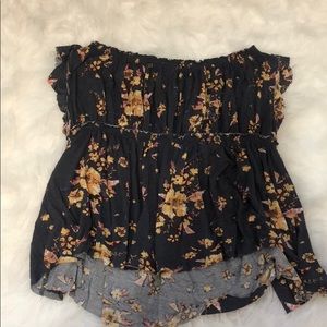 Off the shoulder free people shirt